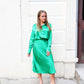 Satin Midi Set - Green