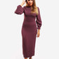 Bodycon Dress - Purple