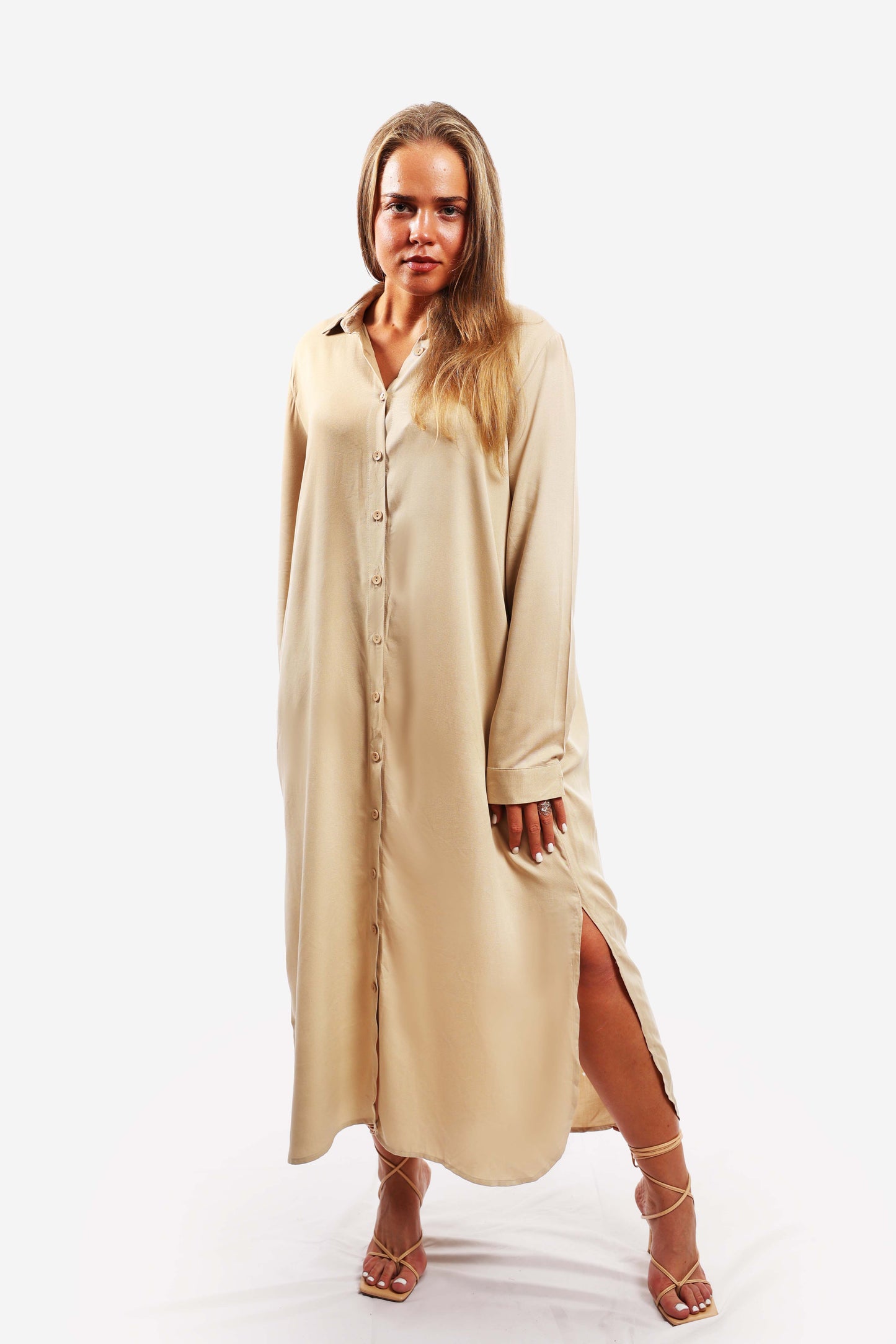 Bella Dress - Beige