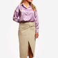 Bow Tie Skirt - Beige