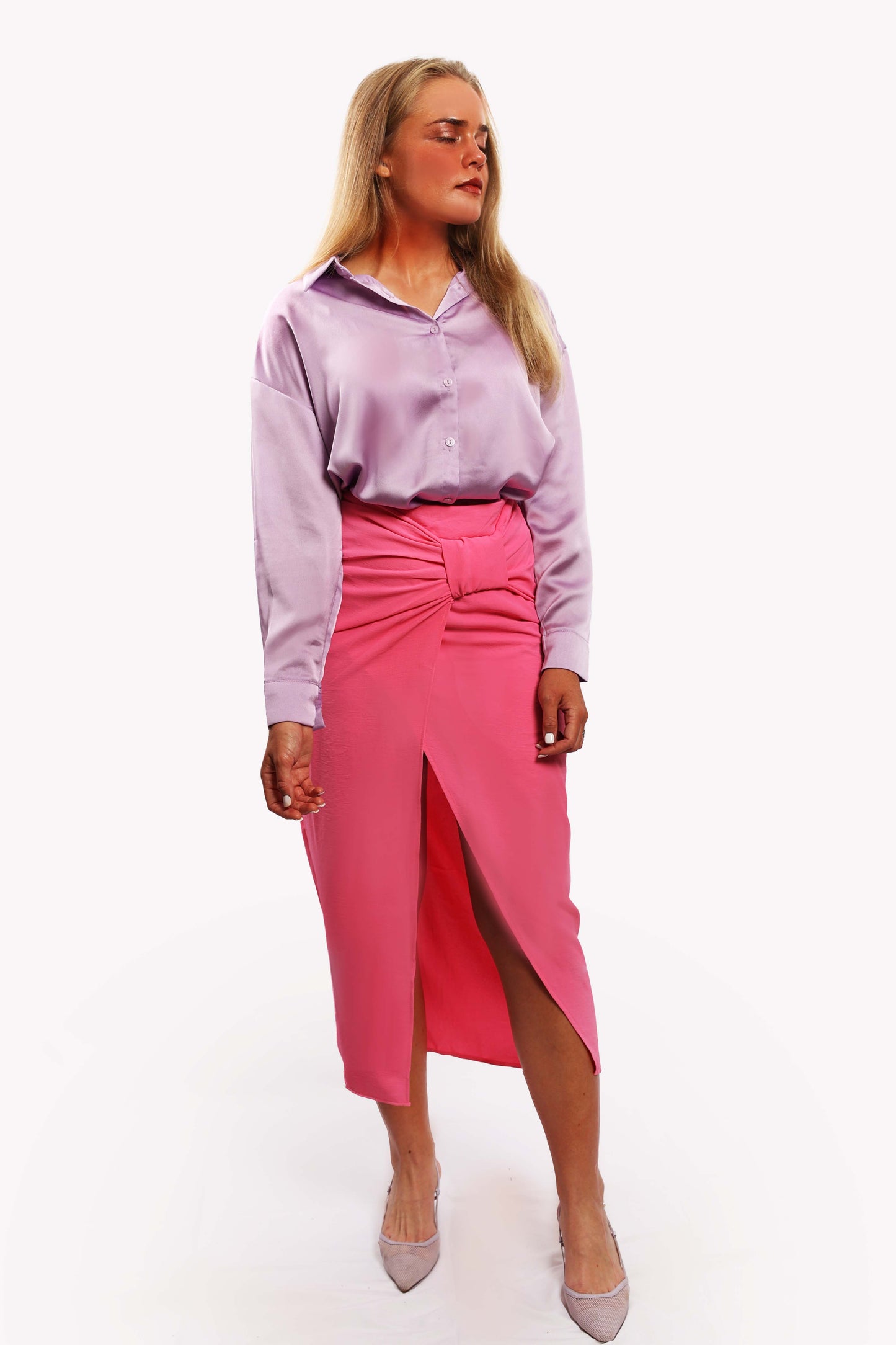 Bow Tie Skirt - Pink